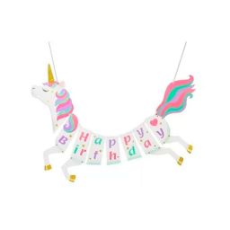 Cartel Unicornio Feliz Cumpleaos