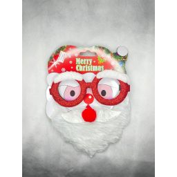 Lentes Papa Noel con barba