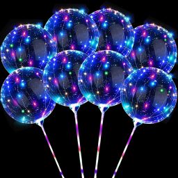 Globos con luz multicolor