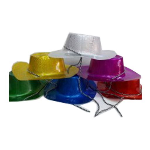 Gorro Cowboy Plstico c/ cuerda