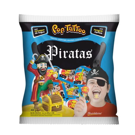 Chupetines Tattoo Pirata