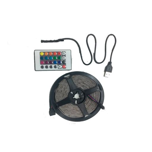 Tira Led Rojo Azul Y Verde con Control (30 led)