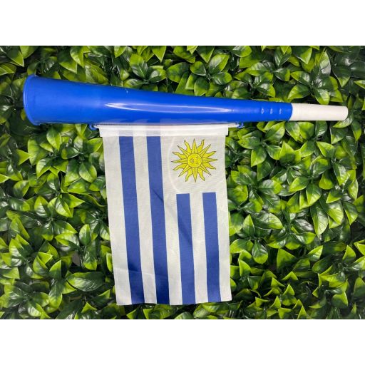 Vuvuzela con bandera Uruguay