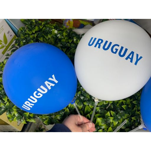 Globos Uruguay x12
