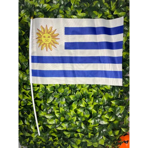 Bandera Uruguay con palo