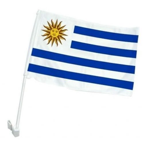 Bandera para auto Uruguay