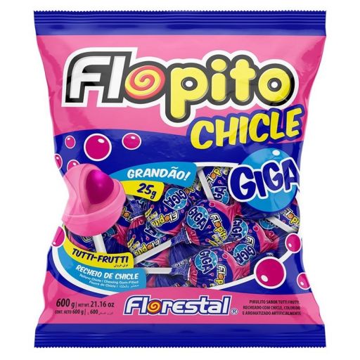 Chupetn Flopito con chicle 24 un