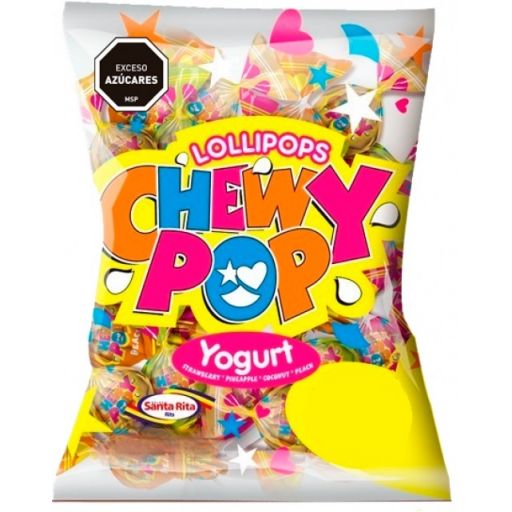 Chupetin chewy con chicle 24un