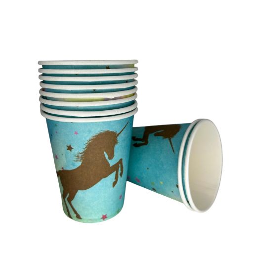 Vasos descartables Unicornio