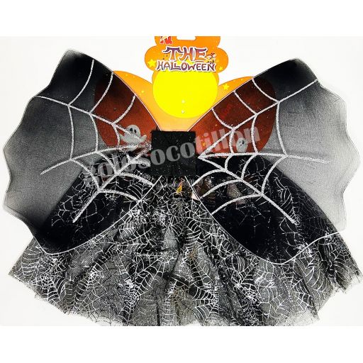 Set halloween tutu y alitas araa